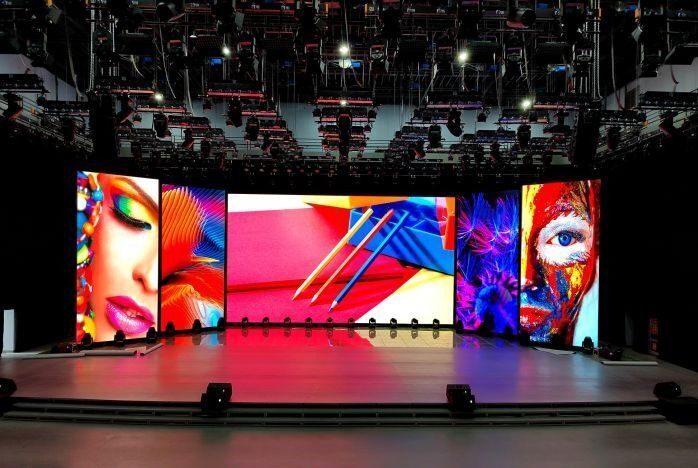 Stage LED display screen panels